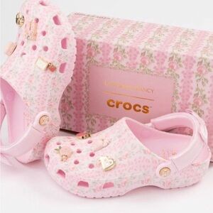LoveShackFancy x Crocs Pink Classic Clog